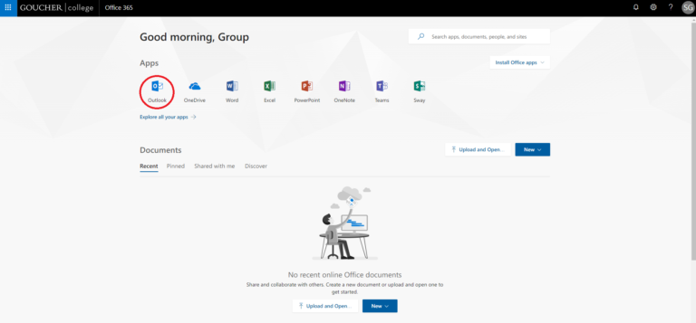 Logging Into Office 365 & Email - Goucher College Technology Knowledgebase
