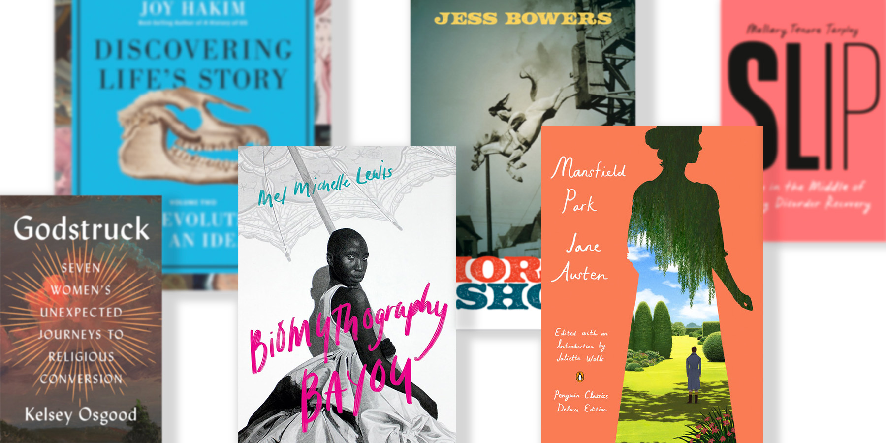 A photo collage of book covers from the Summer 2025 New and Notable booklist.