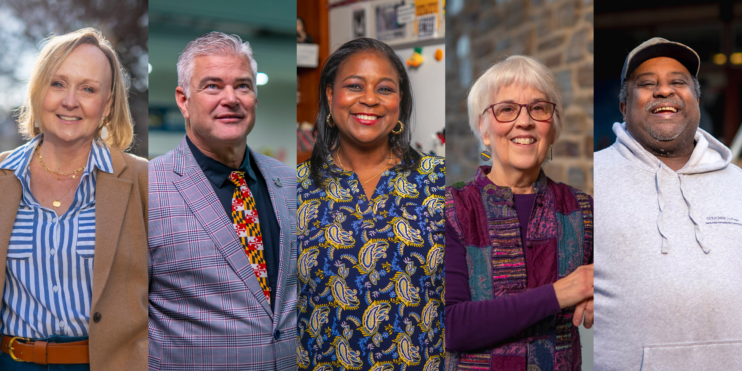 five employees of Goucher